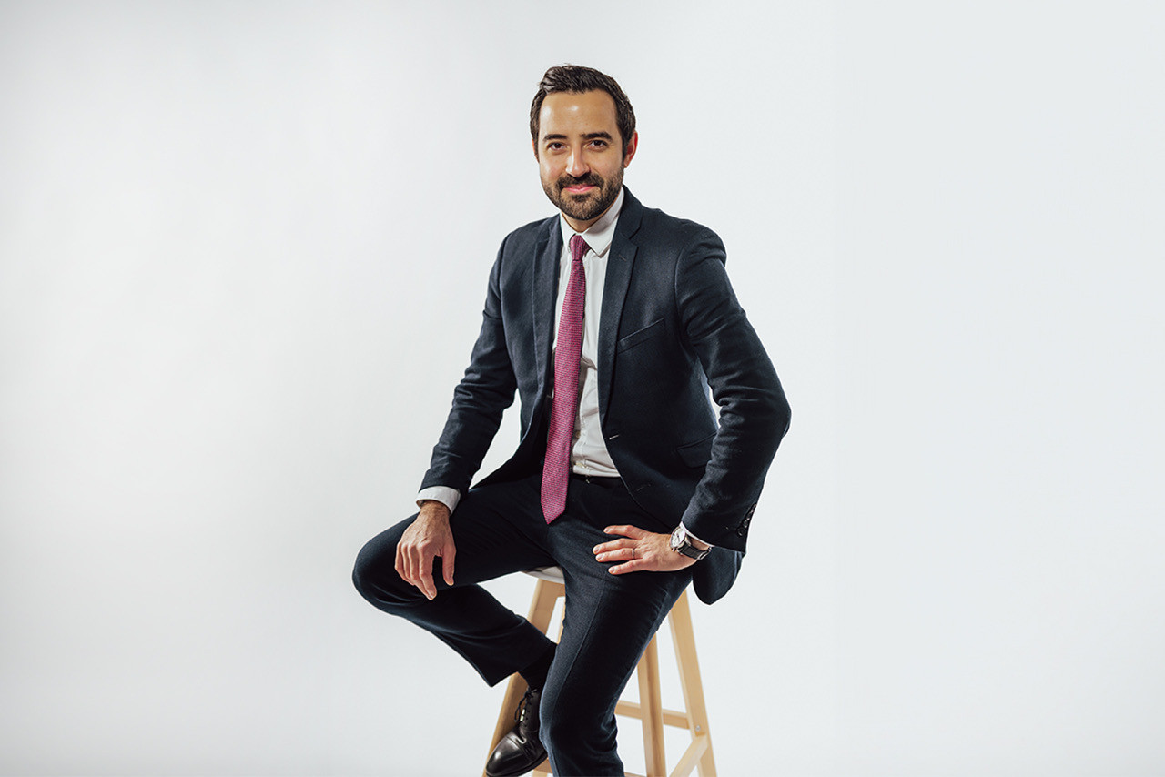 Loïc Pouget, Associate Sales Director Belux chez M&G Investments. Photo : Maison Moderne