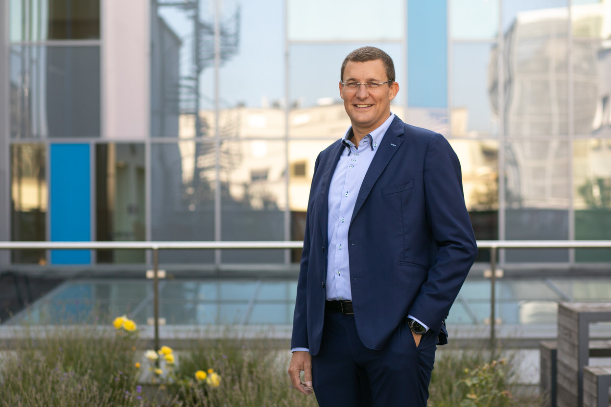 Guillaume Roch, directeur commercial, marketing et solutions chez Société Générale Securities Services (SGSS) à Luxembourg. Matic Zorman / Maison Moderne