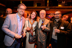 Luis Galveias, LPEA; Hélène Noublanche, Coller Capital; John Holloway; Garry Grima. Photo: LPEA