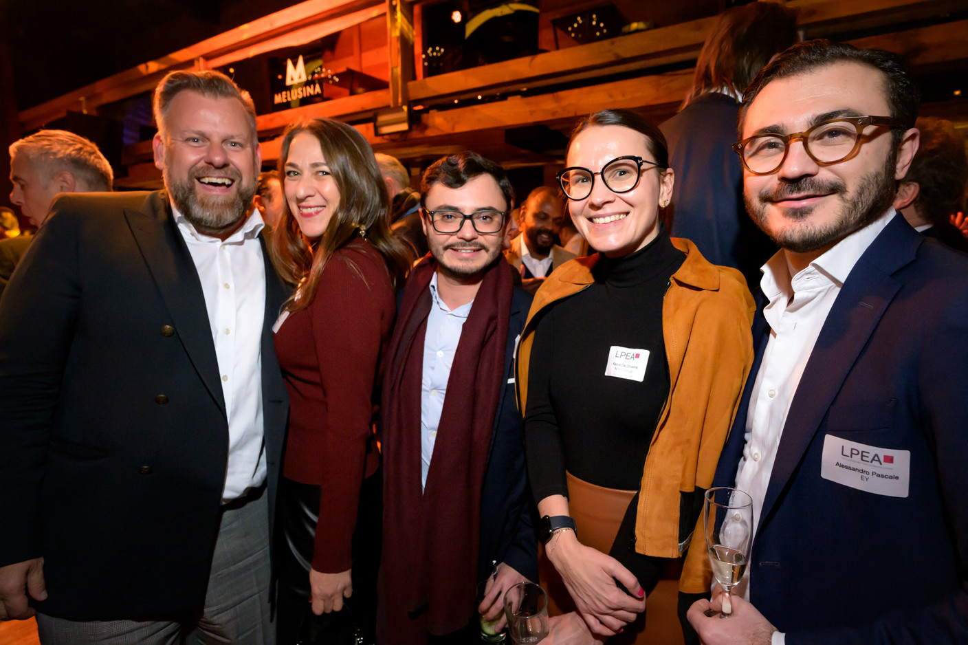 Lars Goldhammer, EY; Candida Nedog, Aztec Group; Edgar Villaverde, Zedra; Kasia de Oliveira, Aztec Group; Alessandro Pascale, EY. Photo: LPEA