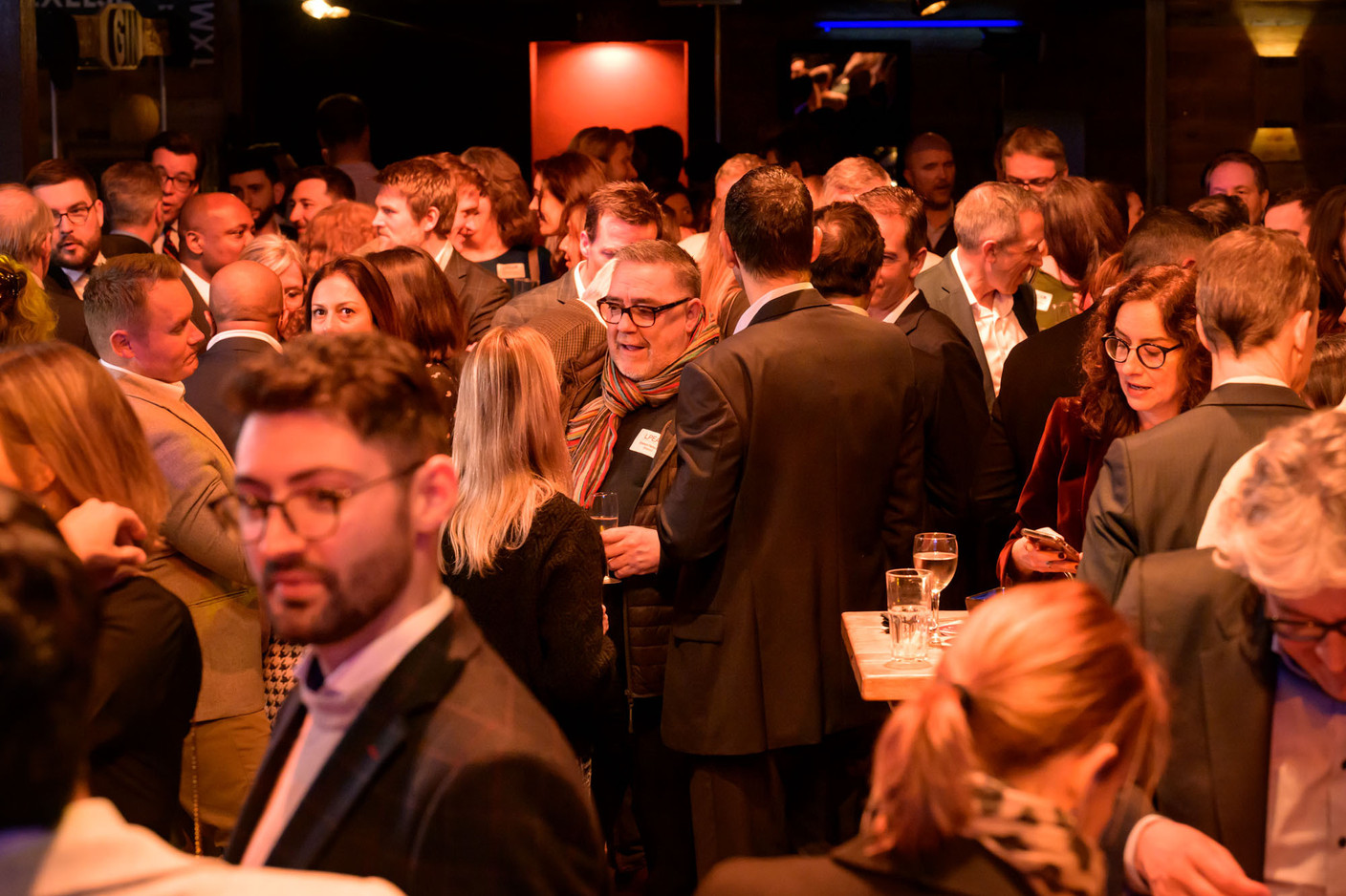 Attendees seen during the LPEA new year event, 31 January 2024. LPEA