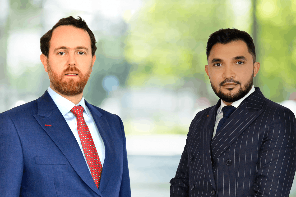 Geoffroy Hermanns, Partner (Luxembourg) and Shakir Mogalia, Associate (Dubai) at Norton Rose Fulbright Credit: Norton Rose Fulbright