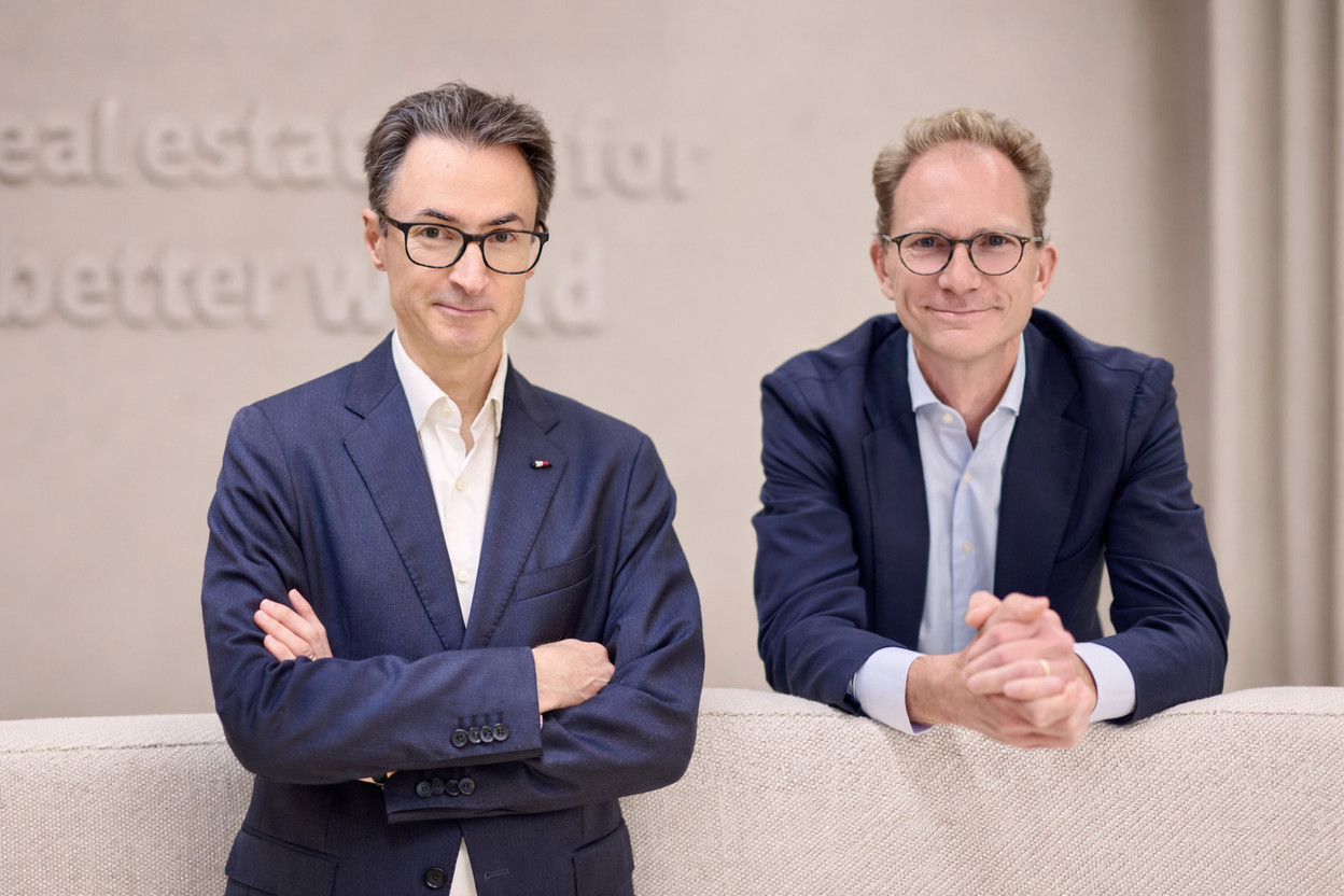 Pierre-Paul Verelst and Vincent Van Brée, the two authors of the JLL Belux survey, which takes a broad look at investors’ appetites. Photos: JLL Belux. Photomontage: Paperjam