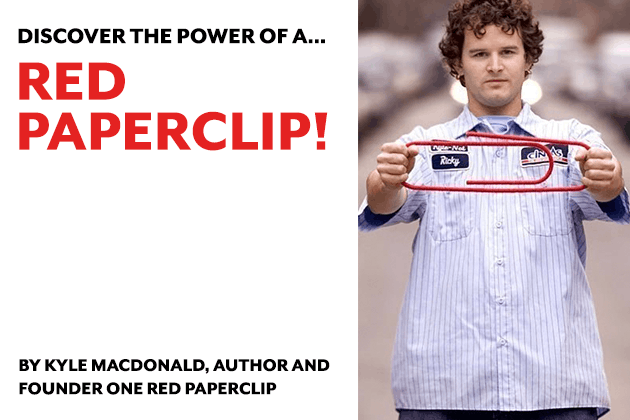 Discover the power of a... Red Paperclip Luxexpo The Box