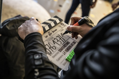 Le film «Io sto bene» est en tournage en novembre. (Photo: Jan Hanrion / Maison Moderne)
