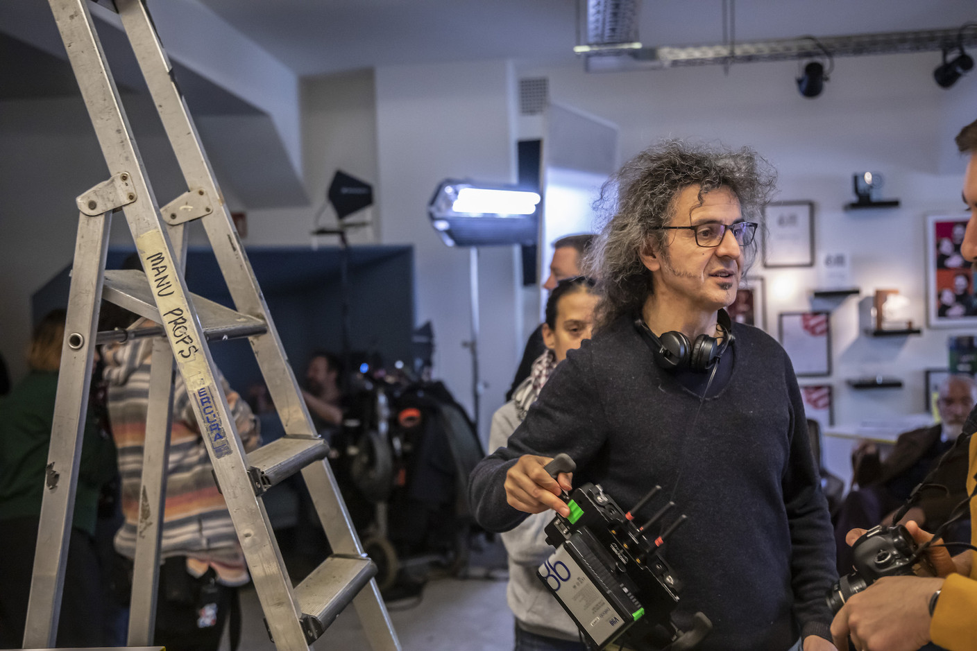 Donato Rotunno, pendant le tournage chez Maison Moderne. (Photo: Jan Hanrion / Maison Moderne)
