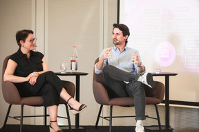 Christel Bony (SexTech For Good) et Torge Schwandt (nōted) (Photo: Eva Krins/Maison Moderne)