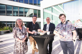 Ingrid Schaus (Adem), Stéphane Wutke (LogDirect), Louis Poignand (EcoLP) et Dino Di Paolo (Adem) (Photo: Eva Krins/Maison Moderne)