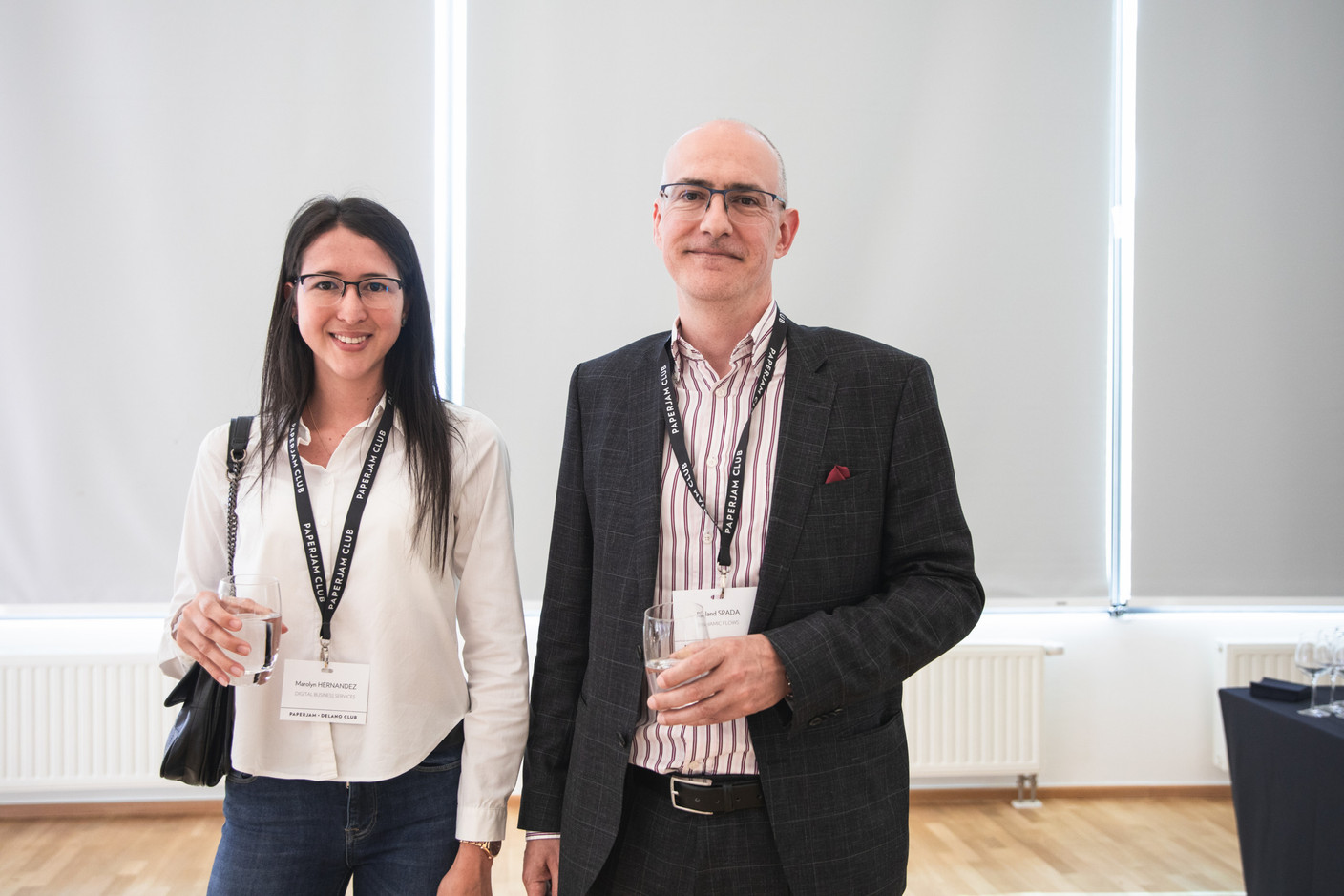 Marolyn Hernandez (Digital Business Services) et Roland Spada (Dynamic Flows) (Photo: Eva Krins/Maison Moderne)