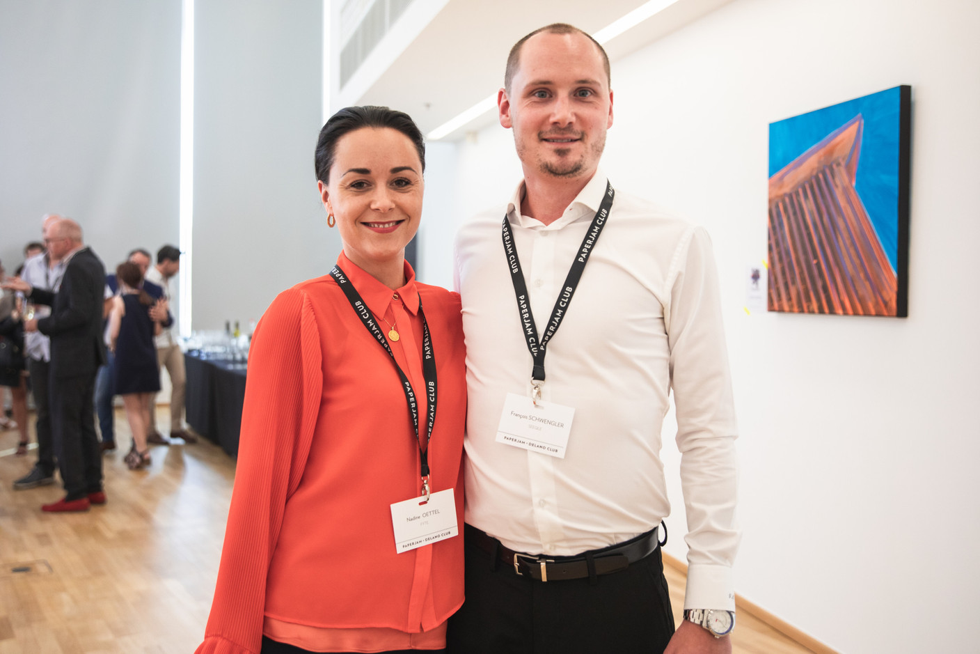 Nadine Oettel (Fyte) et François Schwengler (Seeqle) (Photo: Eva Krins/Maison Moderne)
