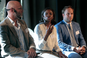 Nicholas Curwen (EQT Partners), Aïssata Coulibaly (EY) et Matthias Kerbusch (Clifford Chance) ((Photo: Matic Zorman))