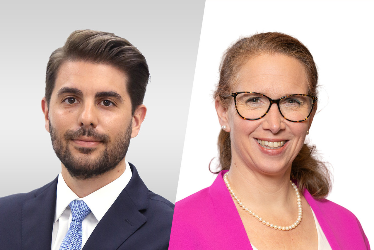 Salvatore Sberna (left) is conducting officer & head of alternative investments at Azimut Investments; Silke Bernard (right) is the global head of Linklaters' investment funds practice. Photos: Azimut; Linklaters. Editing and montage: Maison Moderne.