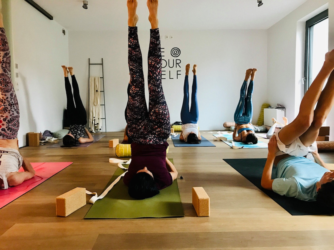  A class at Exhale Yoga in Merl  Exhale Yoga