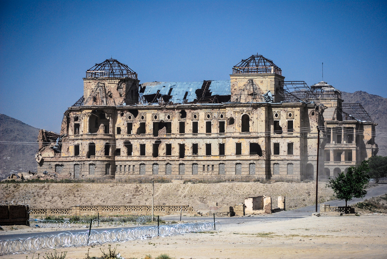 Tahera Mohamadi worked on the restoration of Darul Aman Palace in Kabul before fleeing the country. Photo: Shutterstock