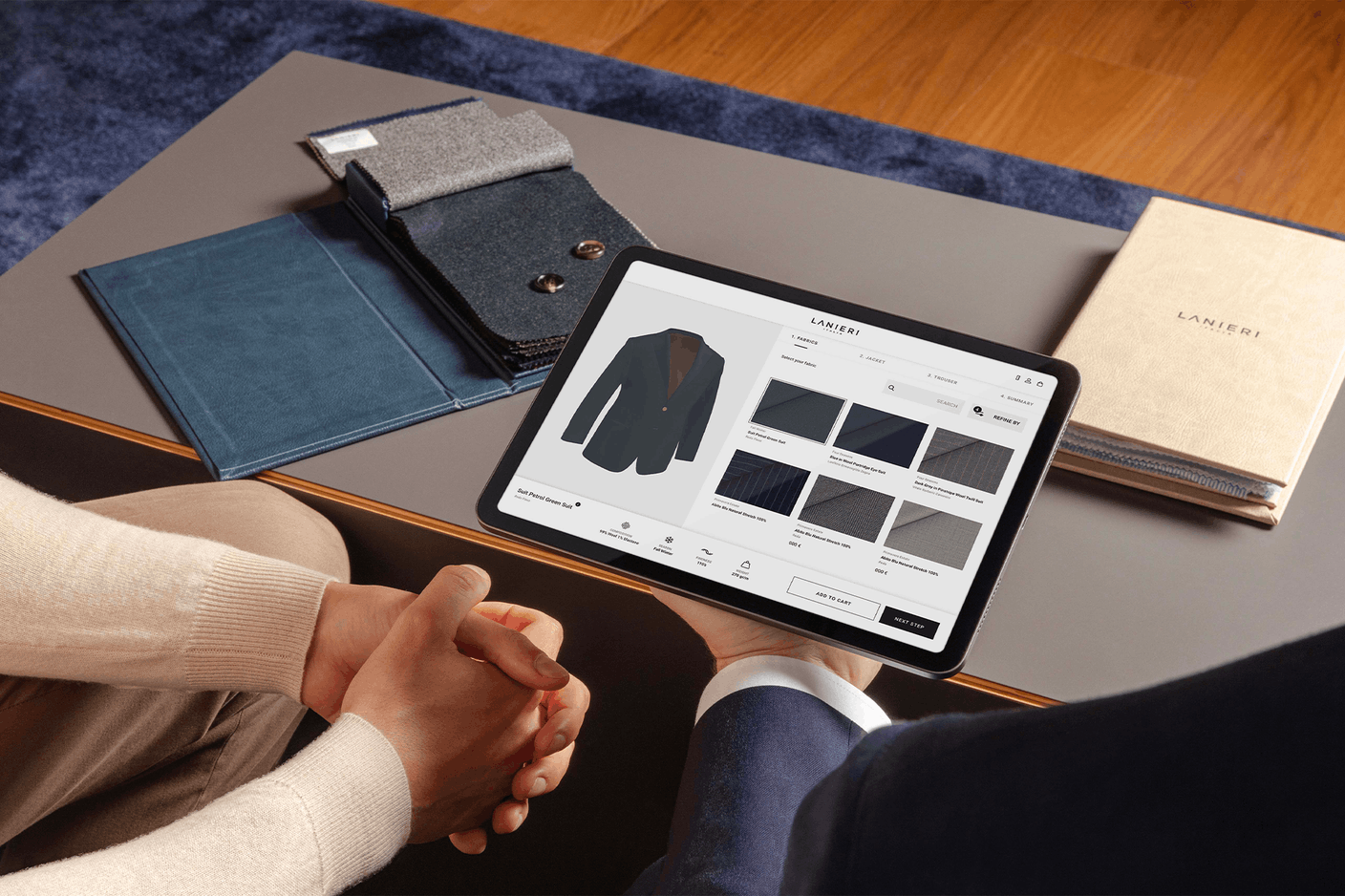 Italian made-to-measure tailoring in the spotlight in Luxembourg (Photo: Lanieri) 