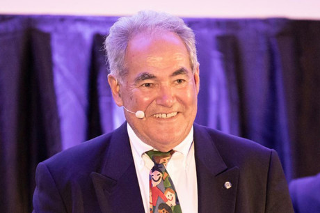 Norbert Friob lors du Club Talk organisé en son honneur par le Paperjam Club le 26 avril 2019. (Photo: Jan Hanrion/Maison Moderne/Archives)