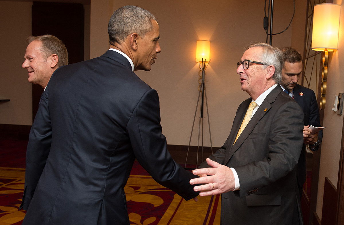 «En 2014 et 2015, les négociations avec Obama ont été très dures», rappelle Jean-Claude Juncker. (Photo: European Union, 2016)