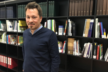 À 42 ans, Jacques Vandivinit vient de prendre la direction du Fonds du logement. (Photo: Paperjam)