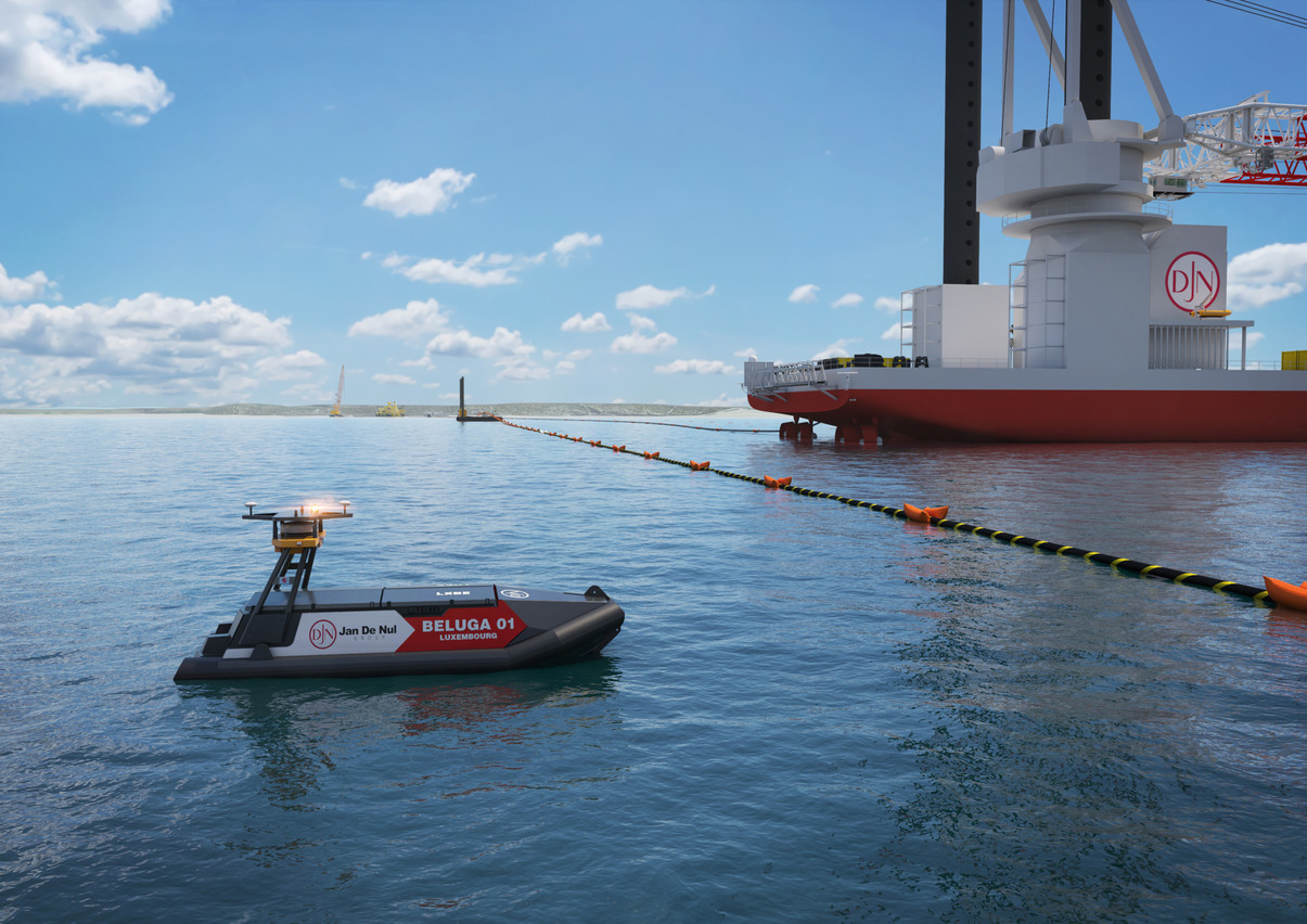 The Beluga 01 will improve safety and reduce carbon emissions for the business Jan De Nul  press release pictures