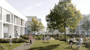 Vue des jardins habités ((Illustration: 2001/HHF))