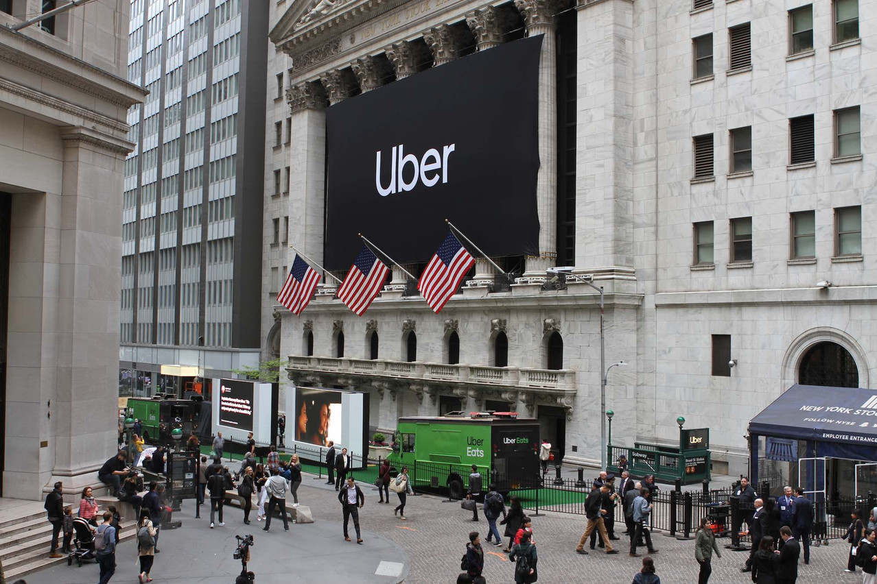 Uber had its initial public offering on the New York Stock Exchange on 9 May 2019, raising $81.bn for the ride-hailing and food delivery service. This is an example of the primary market in action. Photo: Shutterstock
