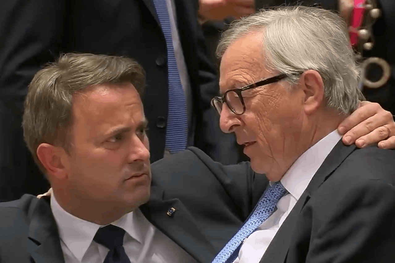 «Les relations entre Jean-Claude Juncker et moi ont toujours été très bonnes, et ce qui se passe entre nous reste entre nous», a expliqué Xavier Bettel. (Photo: Capture d’écran / @jackeparrock)