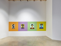 Vue de l’exposition “Bodied” de Jeff Sonhouse. ((Photo: Rémi Villaggi))