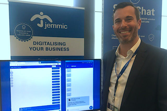 SecuChat, présentée par Jemmic et son CEO, Jean-Pierre Schmit, pourrait devenir la première messagerie de gestion de fortune utilisée par une banque luxembourgeoise sous peu. (Photo: DR/Paperjam)