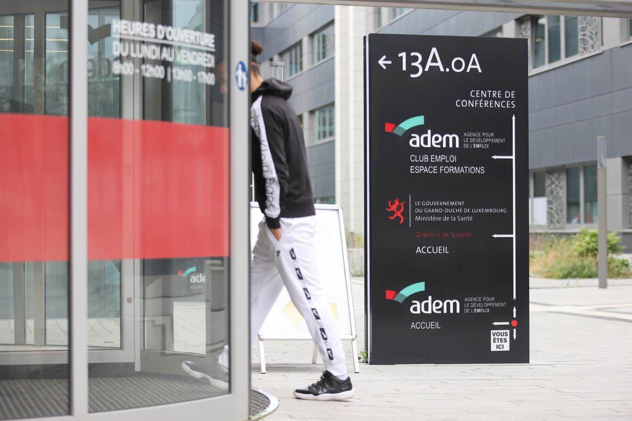 The number of resident jobseekers registered with Adem stood at 18,166 on 29 February 2024. Archive photo: Guy Wolff / Maison Moderne