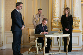 Joëlle Welfring a officiellement succédé à Carole Dieschbourg ce lundi 2 mai. (Photo: Guy Wolff/Maison Moderne)