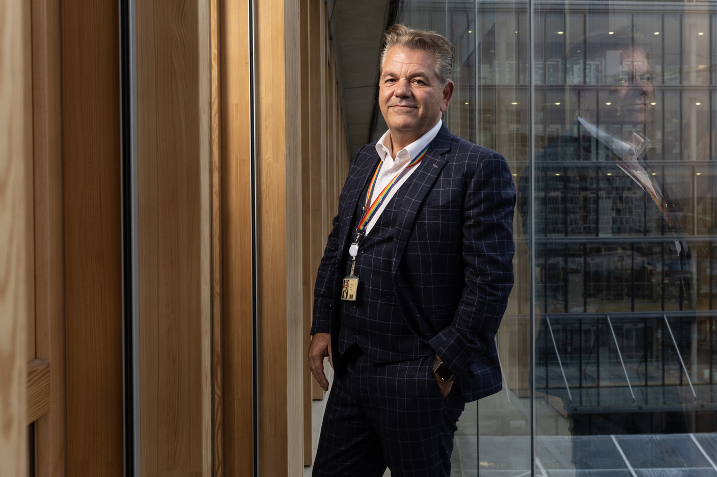 John Parkhouse passera la main à François Mousel en 2023, après huit années à la tête de PwC Luxembourg. (Photo: Guy Wolff/Maison Moderne)