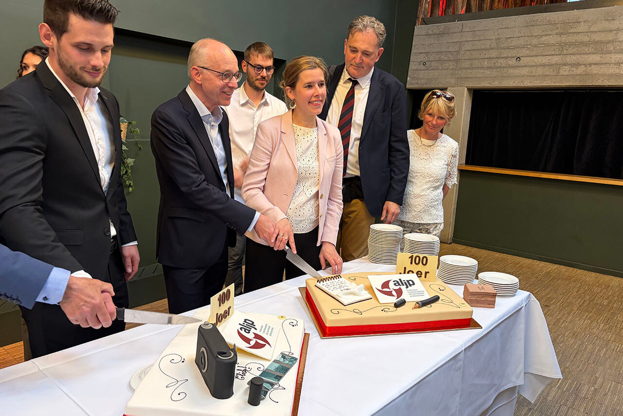 The 100th anniversary of the Luxembourg Association of Professional Journalists (ALJP) was celebrated on Saturday 2 May, attended by officials and journalists from across the country. (Photo: Alix Bellac)