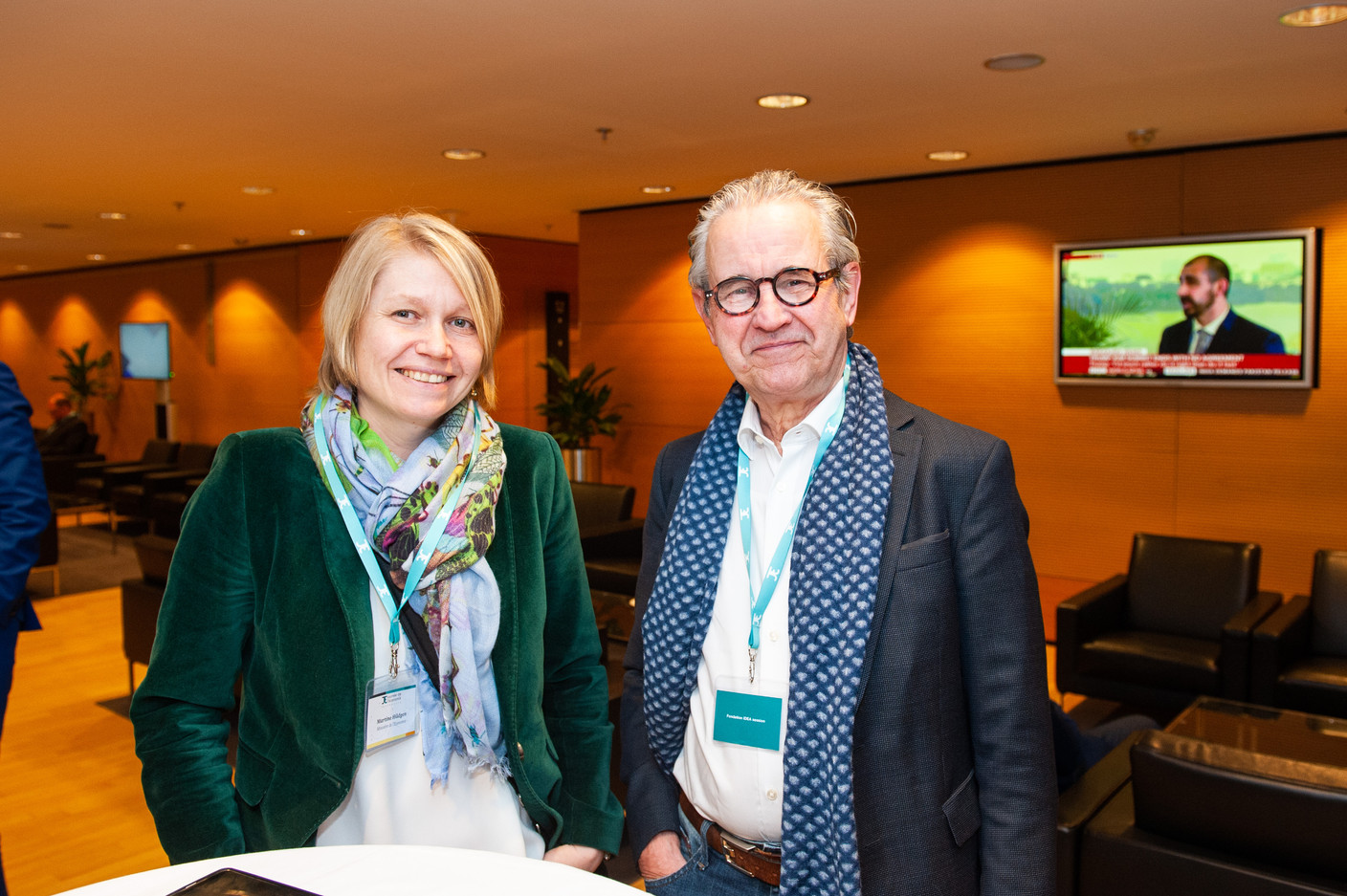 Martine Hildgen (Ministère de l'Économie) et Denis Fellens (Interlycées) © LaLa La Photo, Keven Erickson, Krystyna Dul