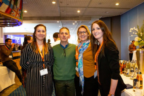 Alexia Siret (Adecco), Salvatore Genovese (GenoWays), Aurélie Derelle et Camille Colella (Adecco). ((Photo: Patricia Pitsch / Maison Moderne))