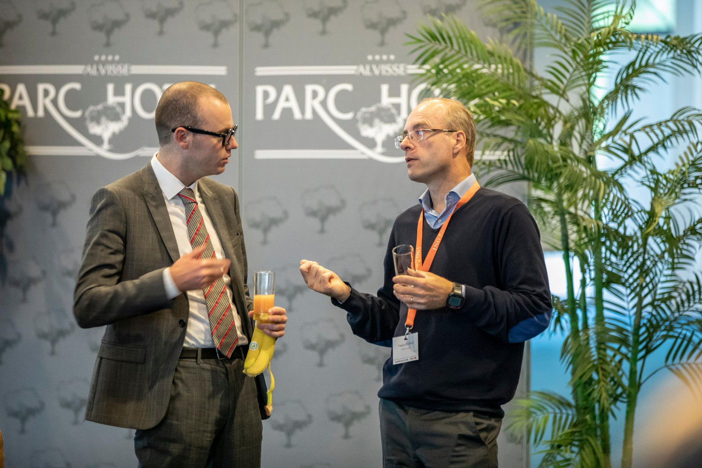 Amaury Mairlot (April Software) et François Delvaux (Minds & More) (Photo: Jan Hanrion/Maison Moderne)