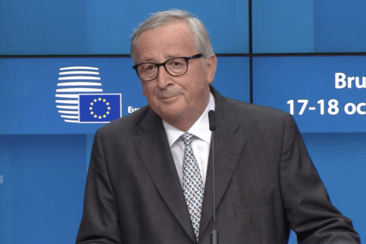 Jean-Claude Juncker regrettera visiblement aussi les échanges avec les journalistes. (Photo: Commission européenne/Capture d’écran)
