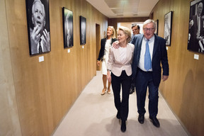 Ursula von der Leyen et Jean-Claude Juncker se sont rencontrés le 4 juillet à Bruxelles. (Photo: Commission européenne)