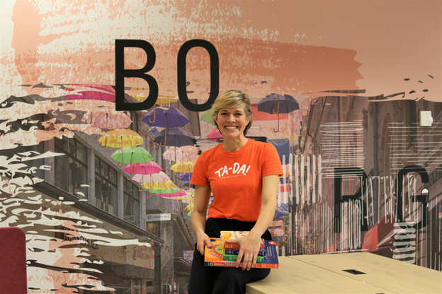 Michelle Glorieux: “Just take action (and do positive self-talk at all moments of the day!) – and be ready to make oodles of mistakes and redo, redo, redo.” (Photo: Mehdi Farahmand, Luxembourg Chamber of Commerce)