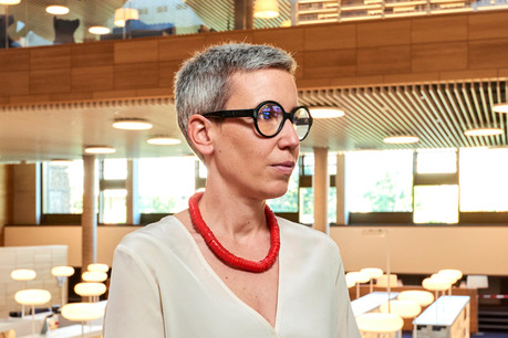 Sam Tanson: «Il est primordial que la sécurité dans l’espace public et l’usage de la force restent des prérogatives publiques. Il s’agit de domaines extrêmement sensibles que nous ne pouvons pas sous-traiter ou privatiser.» (Photo: Andrés Lejona/Maison Moderne)