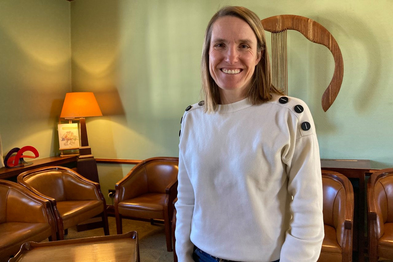 "In my life, I've always tried to find opportunities to bounce back from the hardest moments," explains former tenniswoman Justine Henin. (Photo: Vincent Duterne)