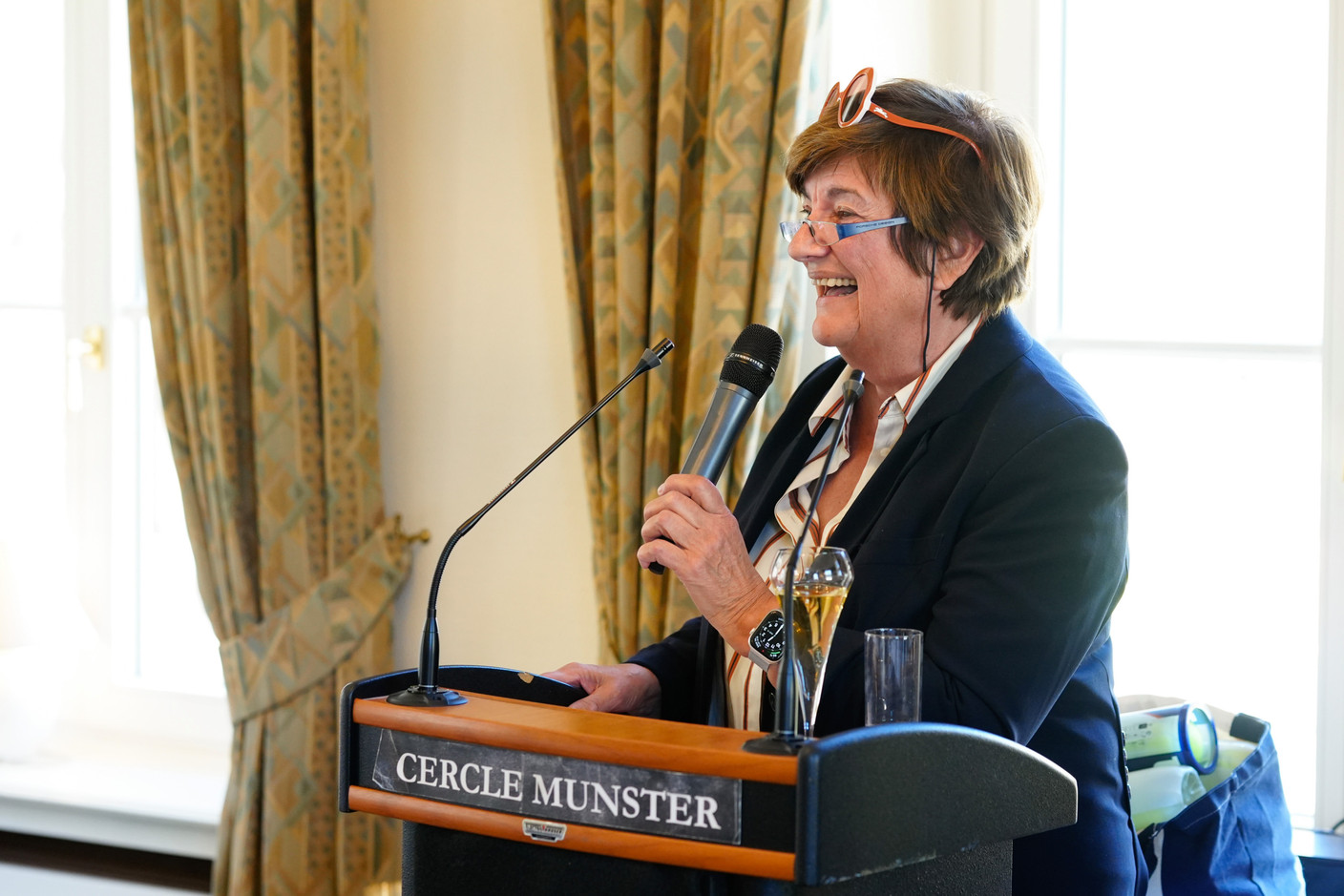 Michèle Detaille, the "women only" events organiser at the "Rencontres au Cercle Munster." Photo: Vincent Duterne