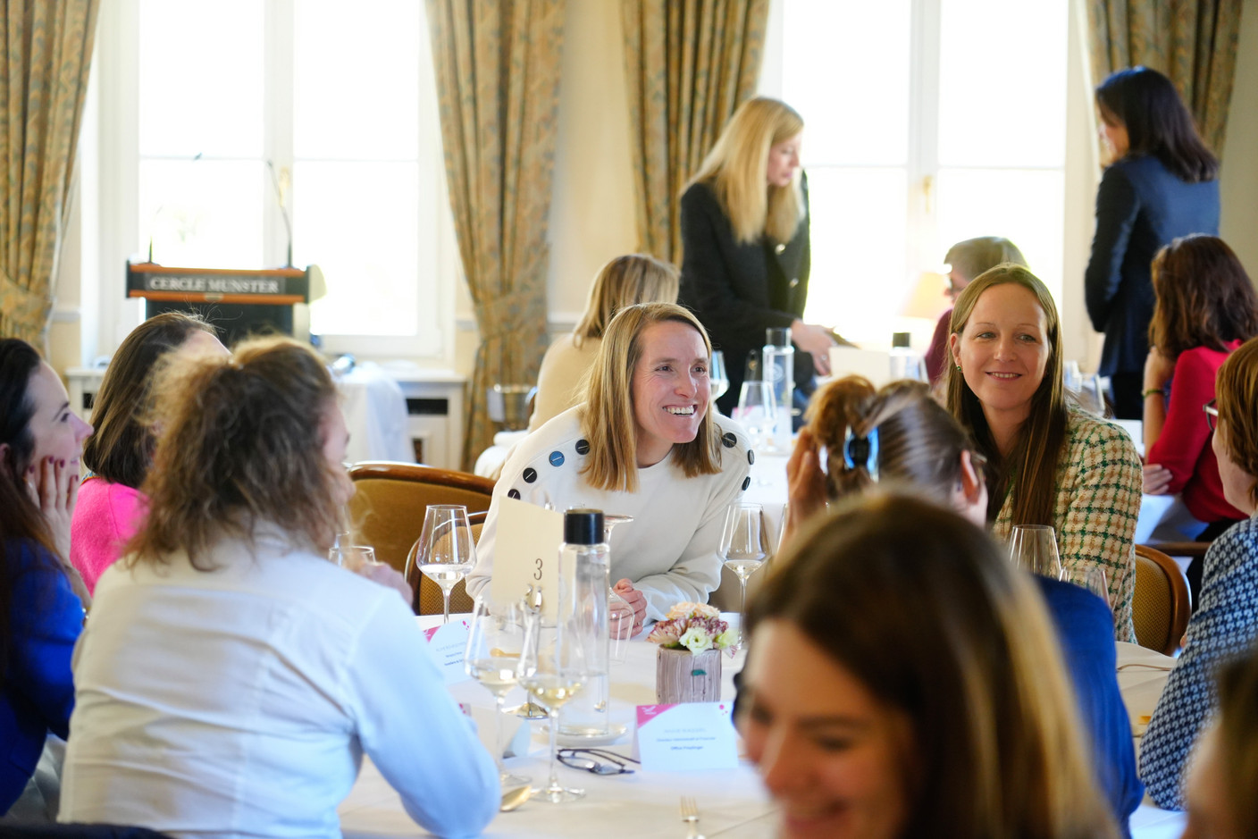 Around forty women CEOs and executives attended the event. Photo: Vincent Duterne