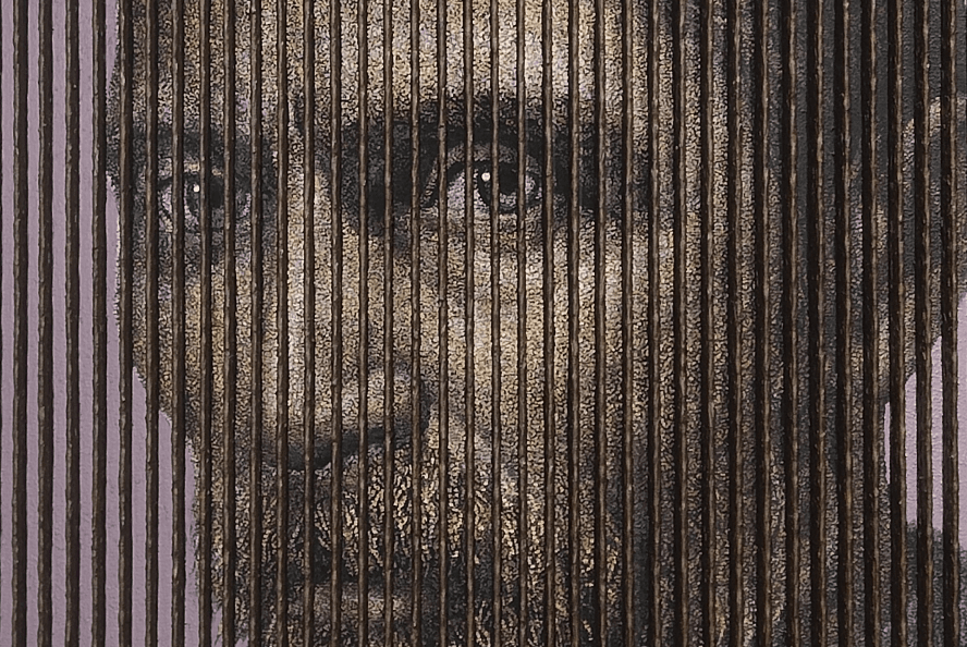 Seock SON, Van Gogh. 85 x 85 cm , mixed technique 2024 Photo Artskoco