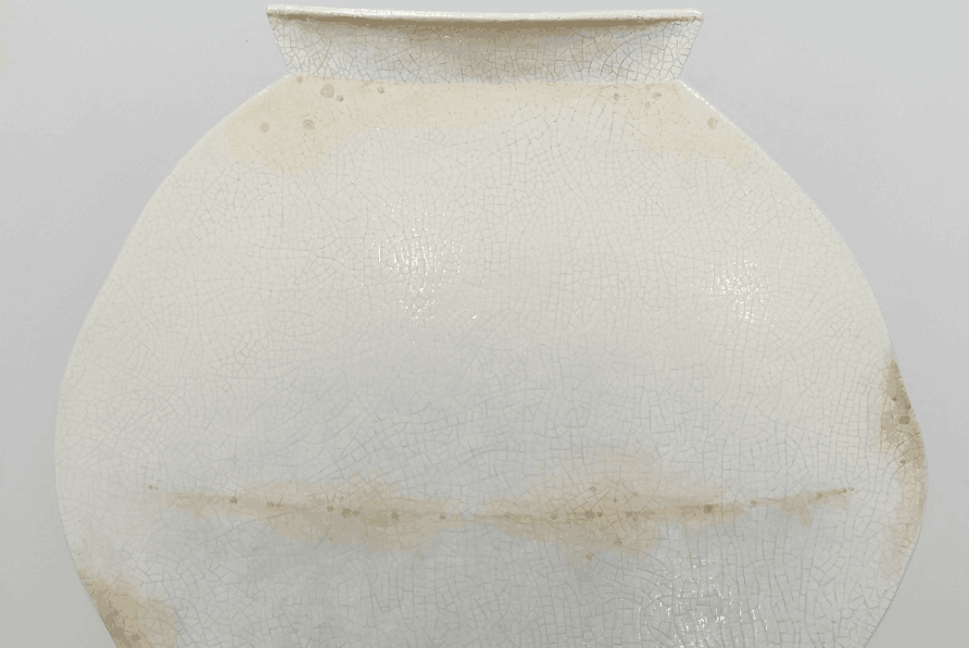 Sun KIM, MOON JAR – EMBRACING THE WORLD N° 2 Mixed Techniques, 72,7 × 60,6 cm-2024 Photo Artskoco