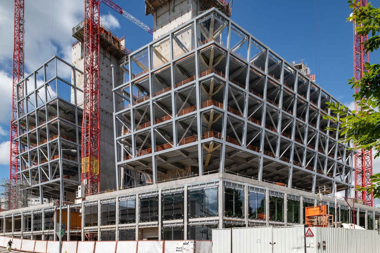 Rear facade (Photo: Géraldine Bruneel / Arcelor Mittal)