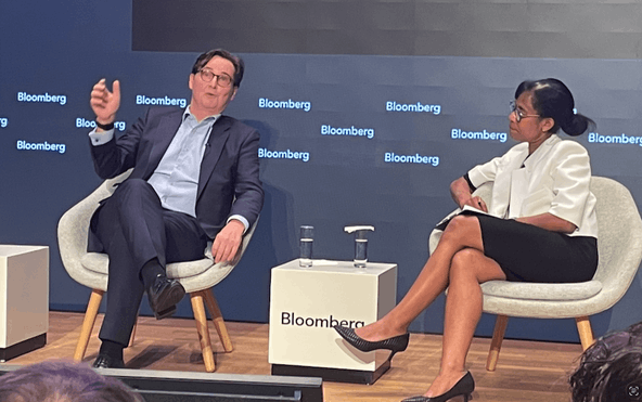 Every transformative technology in history has generated productivity gains alongside anxieties. “Vaccines emerged over a century ago to save millions of lives despite the threat of biological warfare,” said Lars Kalbreier, CIO of Quintet Private Bank at the Bloomberg Luxembourg Investment Summit on 1 October 2026.  Photo: Sylvain Barrette
