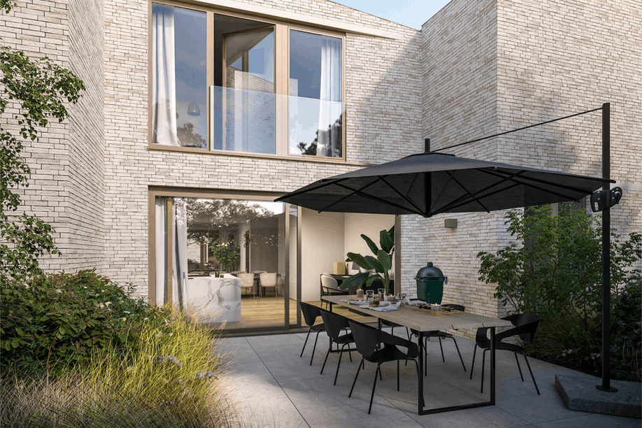 Kalvekeet, projet nouvelle construction à Knokke-Heist (Photo: Compagnie Het Zoute)