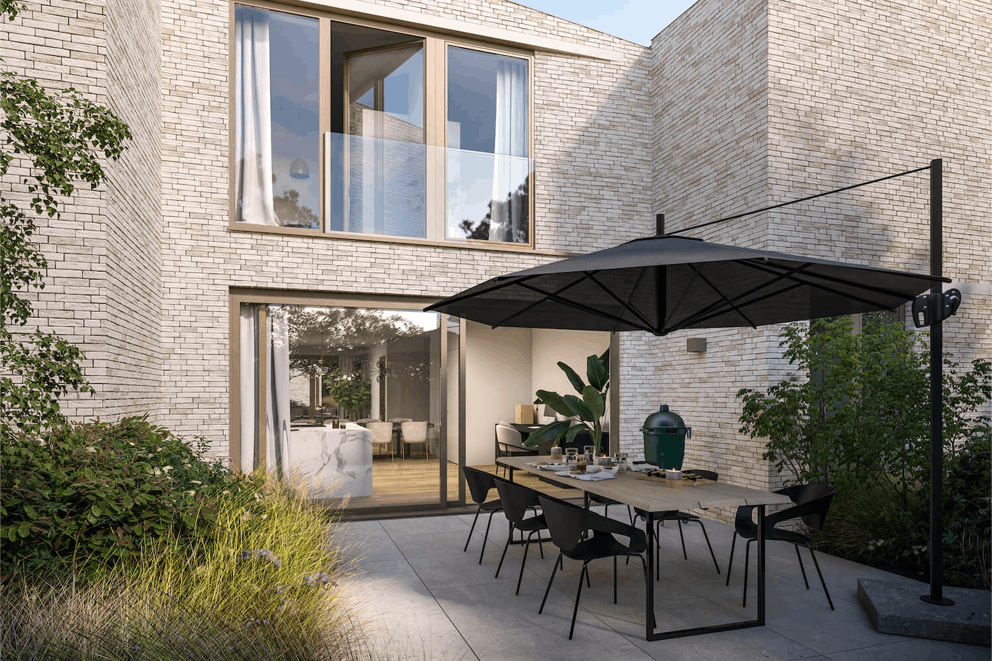Kalvekeet, projet nouvelle construction à Knokke-Heist (Photo: Compagnie Het Zoute)