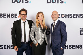 Charles-Louis Machuron (Silicon Luxembourg) et Barbara Fangille et Jean-Sébastien Berneyron (Orange) ((Photo: Studion Photography))