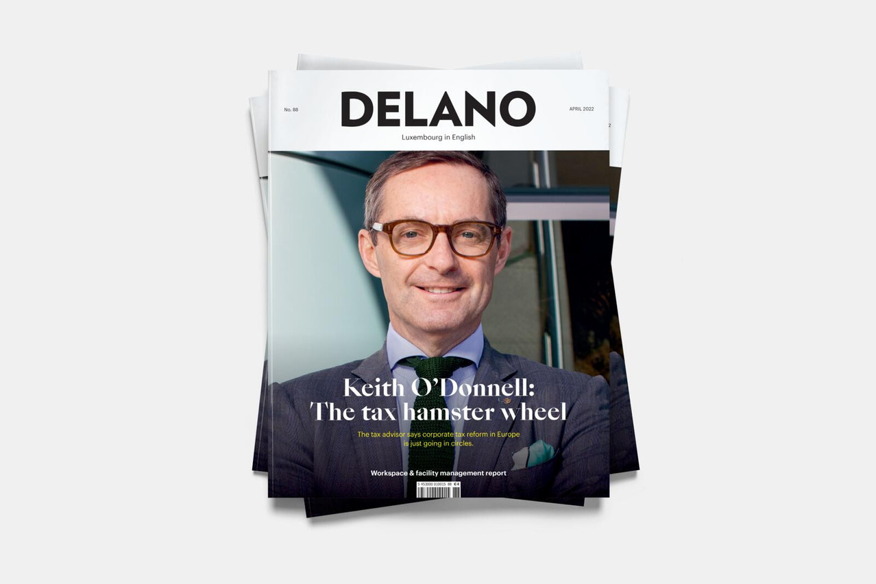 L’édition d’avril de Delano, disponible en kiosque depuis le 25 mars. (Photo: Maison Moderne)